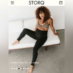 STORQ Signature Maternity Leggings Sz 2